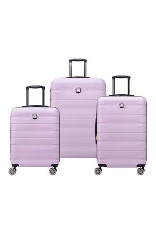 Set de 3 valises Air Armour (S/M/XL) - 57/68/77 cm - Rose