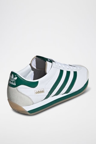 Baskets en cuir Country Japan - Blanc et vert