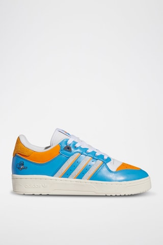 Baskets en cuir Rivalry Low Itchy - Bleu clair et orange