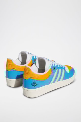 Baskets en cuir Rivalry Low Itchy - Bleu clair et orange