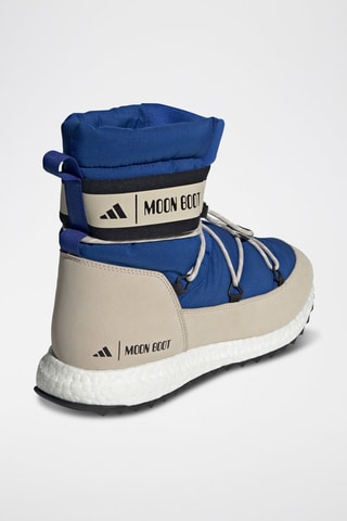 Baskets montantes MOON BOOT Moonboost High - Bleu marine et beige