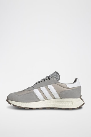 Sneakers en cuir RETROPY E5 - Gris