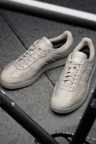 Chaussures de vélo en cuir Velosamba - Taupe
