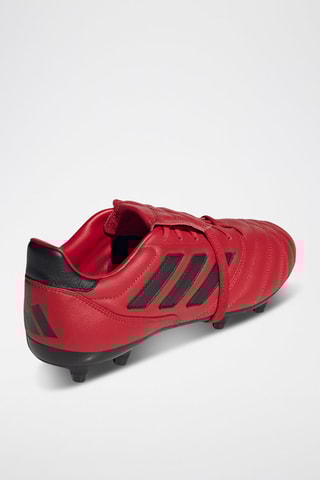 Chaussures de football en cuir P2 - Rouge