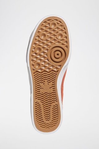 Chaussures de skateboard en nubuck Court TNS Premiere - Rouge brique