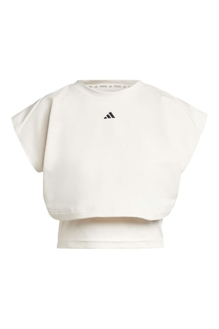 Débardeur trompe-l’œil Boxy Power - Blanc