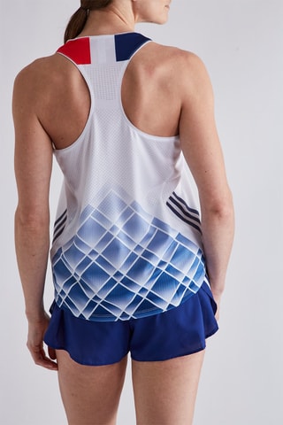 Débardeur - Blanc et bleu