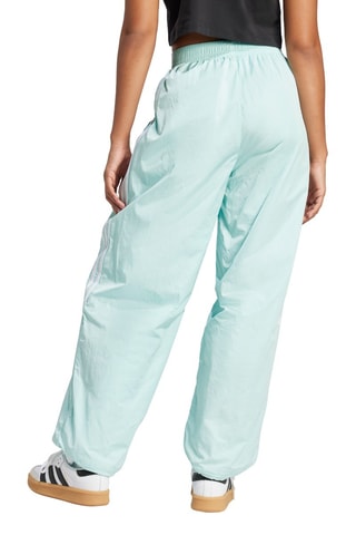 Pantalon ample de survêtement taille haute - Vert d'eau