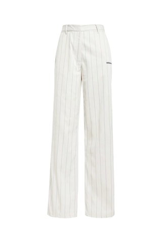 Pantalon standard Pinstripe - Blanc