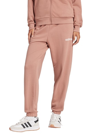 Pantalon ample  taille haute Essentials linear - Beige et blanc