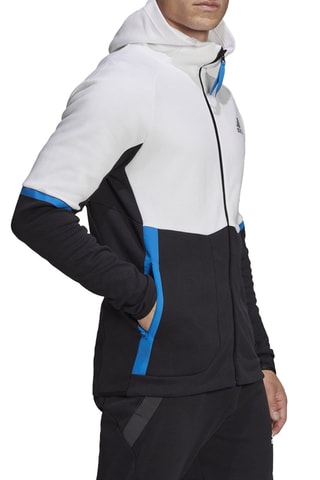 Veste de survêtement Gameday Full-Zip - Blanc et noir
