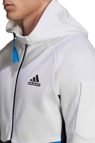 Veste de survêtement Gameday Full-Zip - Blanc et noir
