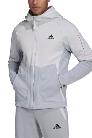 Veste à capuche Designed for Gameday Blanc et gris