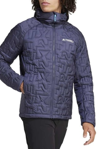 Veste de randonnée à capuche Terrex Xperior PrimaLoft Loose Fill - Bleu marine