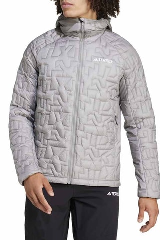 Veste de randonnée à capuche Terrex Xperior PrimaLoft Loose Fill - Gris clair
