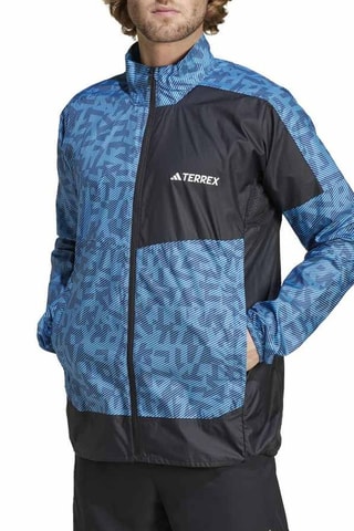 Coupe-vent de running pliable Terrex - Ciel