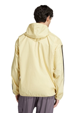 Coupe-vent à capuche Essentials - Jaune et noir