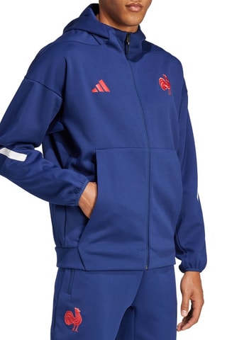 Veste de survêtement à capuche - Bleu marine