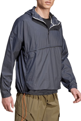 Coupe-vent à capuche Terrex Xploric - Gris foncé