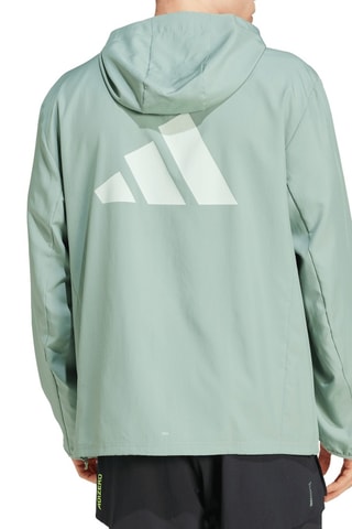 Veste de running à capuche Run It - Vert d’eau