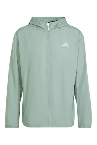 Veste de running à capuche Run It - Vert d’eau