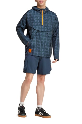 Coupe-vent à capuche Real Madrid - Bleu marine