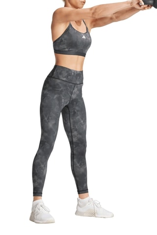 Brassière d’entraînement tie and dye push-up Aeroreact Essentials - Gris