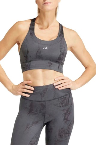 Brassière d'entraînement push-up - Gris foncé