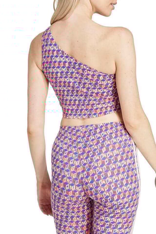 Cop top asymétrique Farm - Bleu roi