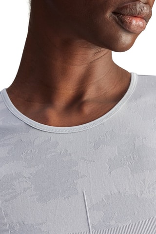 Crop top de yoga TrueStrength - Gris clair