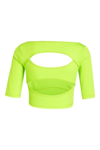 Crop top Stella McCartney - Vert fluo