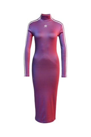 Robe fourreau - Violet et blanc