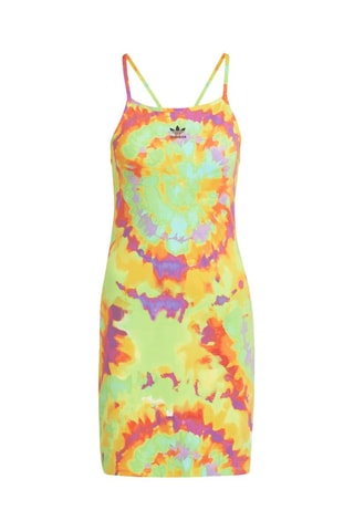 Robe fourreau tie and dye - Vert clair