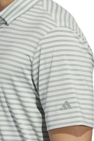 Polo de golf Ultimate365 Stripe - Gris et écru