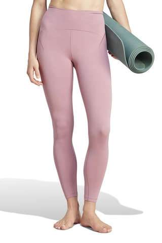 Legging d'entraînement de yoga taille haute Studio - Vieux rose