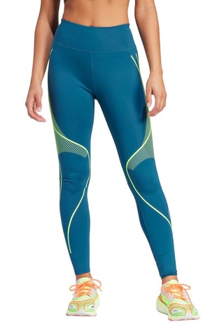 Legging de running TreuPace - Bleu gris et vert clair
