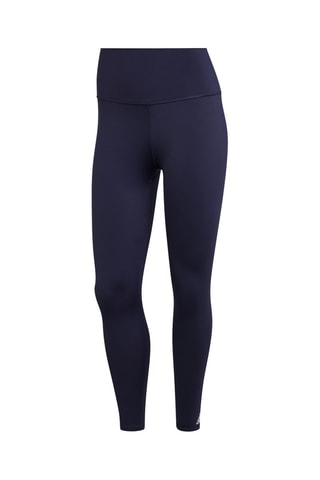 Legging d’entraînement taille haute 7/8 Optime - Bleu marine