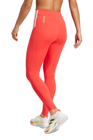 Legging de running taille haute Adizero - Rouge