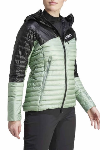 Doudoune à capuche Terrex Techrock - Vert d’eau