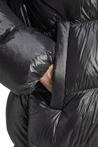 Doudoune longue à capuche Regen - Noir