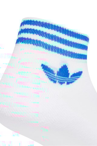 3 paires de chaussettes - Blanc et bleu roi