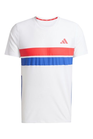 T-shirt de running Adizero Retro - Blanc