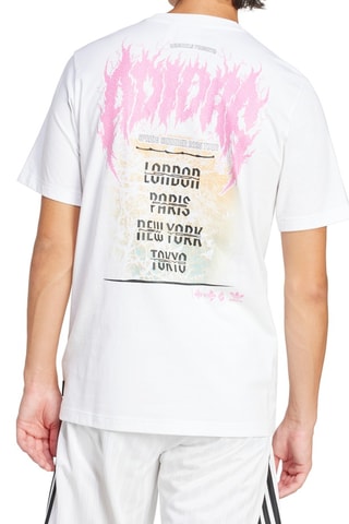 T-shirt - Blanc et rose poudré