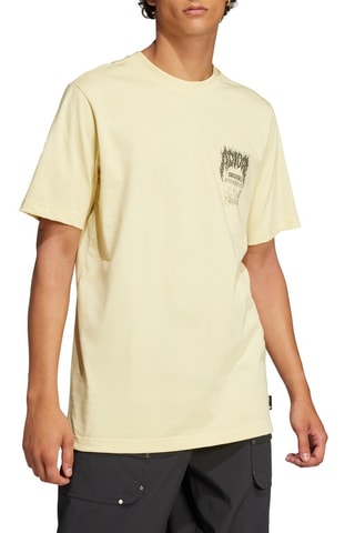 T-shirt - Ecru et anthracite