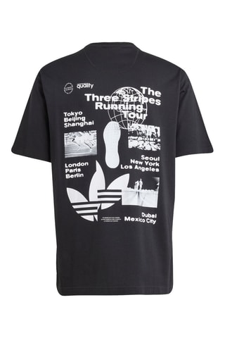 T-shirt ample Sport Elements - Noir et blanc