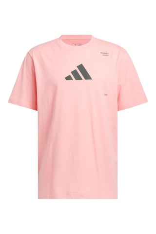 T-shirt ample de baseball - Rose