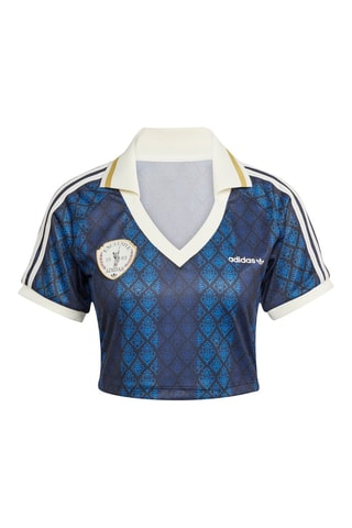 Maillot cropped - Bleu marine et ciel