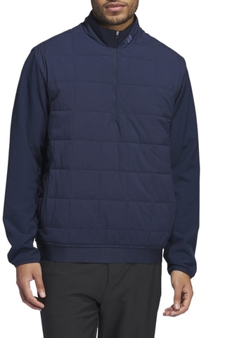 Sweat de golf Quilted Dwr - Bleu marine