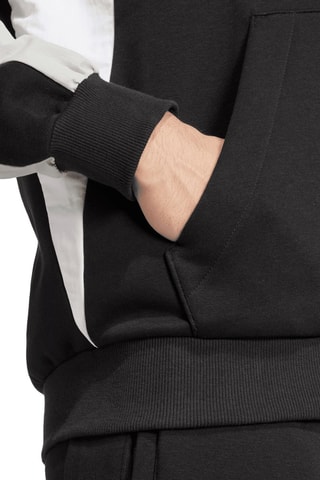 Sweat à capuche Essentials - Noir et blanc