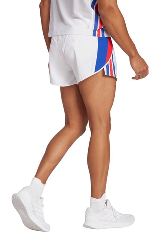 Short de running Adizero Retro - Blanc